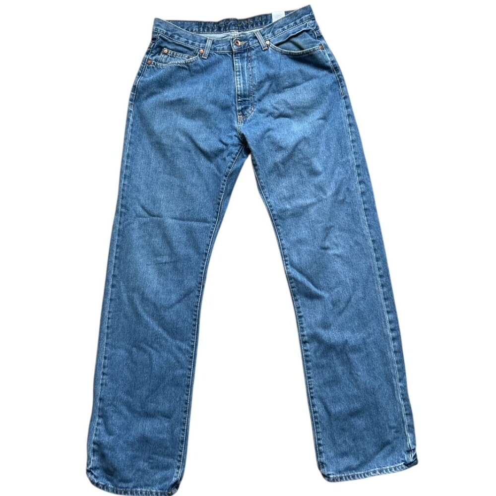 Nautica Jeans Men's Size 32X33 Bootcut 100% Cotton Baggy Fit Relaxed Streetwear